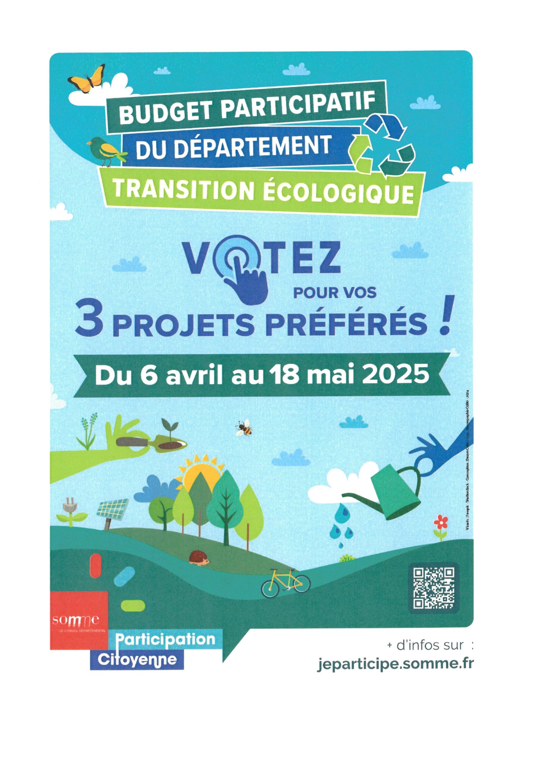 Lire la suite à propos de l’article Budget participatif du département du 6 avril au 18 mai