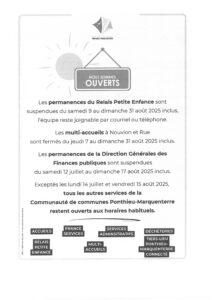 Lire la suite à propos de l’article Information été – Communauté de Communes Ponthieu-Marquenterre