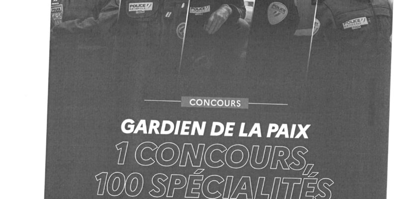 1 Concours – Gardien de la Paix