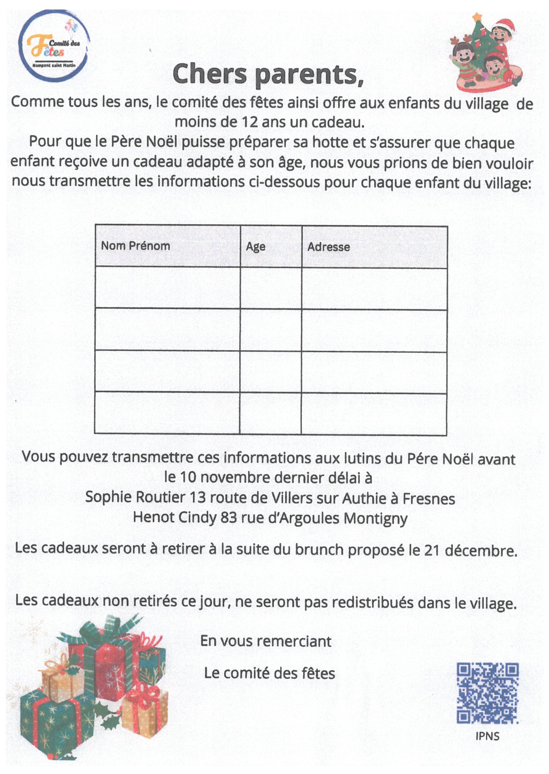 You are currently viewing Pour les parents du village de Nampont